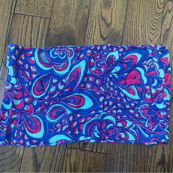 Lilly Pulitzer Colorful Abstract Pattern Scarf - Picture 2 of 3